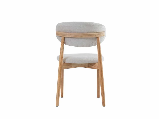 Design chair eikenhout naturel (6x) - afbeelding 5 van  5