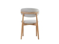 Design chair eikenhout naturel (6x) - afbeelding 5 van  5