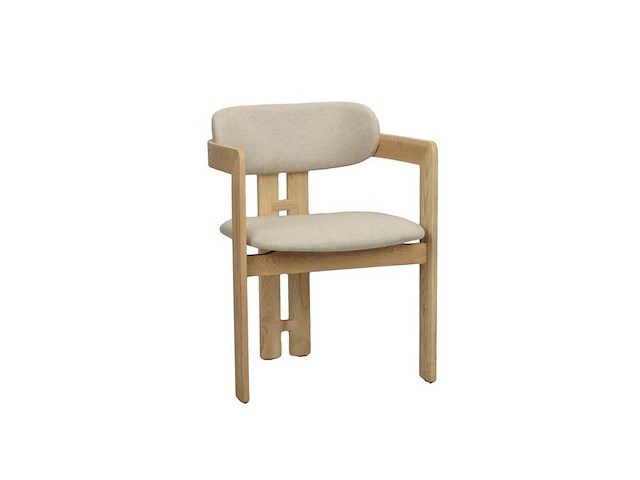 Design chair eikenhout naturel (6x) - afbeelding 1 van  3