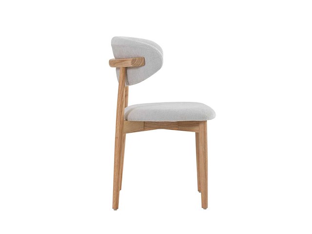 Design chair eikenhout naturel (6x) - afbeelding 3 van  4