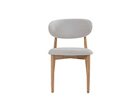 Design chair eikenhout naturel (6x) - afbeelding 2 van  5