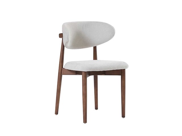 Design chair eikenhout walnut (6x) - afbeelding 1 van  5