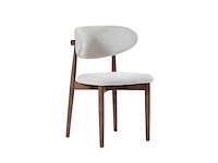 Design chair eikenhout walnut (6x)