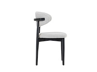 Design chair eikenhout zwart (6x) - afbeelding 2 van  4