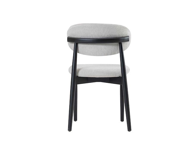 Design chair eikenhout zwart (6x) - afbeelding 4 van  4