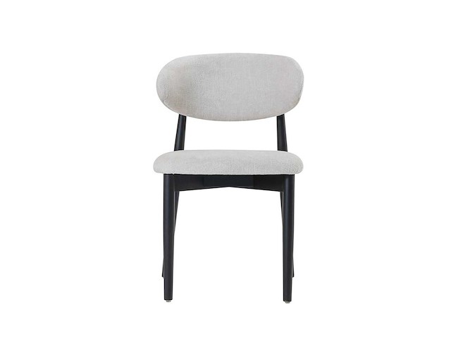Design chair eikenhout zwart (6x) - afbeelding 1 van  2