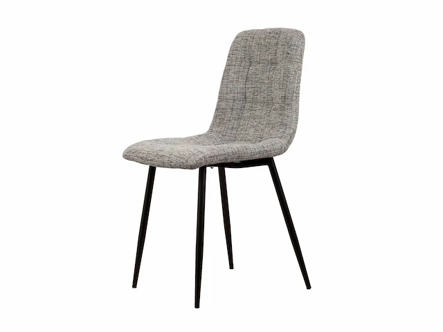 Design chair grijs chenille (6x) - afbeelding 1 van  4