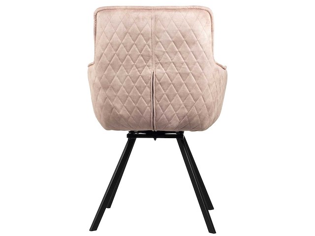 Design chair taupe velvet (6x) - afbeelding 4 van  8
