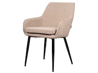 Design eetkamerstoel beige teddy (6x) - afbeelding 1 van  5