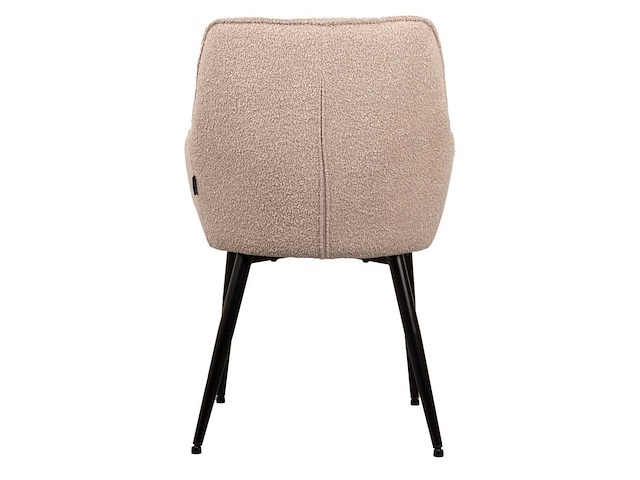 Design eetkamerstoel beige teddy (6x) - afbeelding 5 van  5