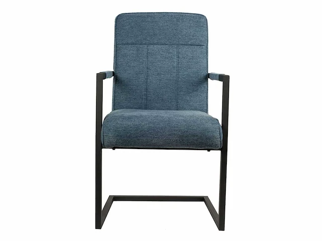 Design eetkamerstoel blauw weave (4x) - afbeelding 2 van  5