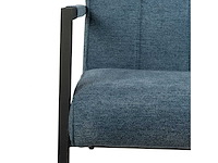 Design eetkamerstoel blauw weave (4x) - afbeelding 3 van  5