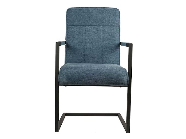Design eetkamerstoel blauw weave (4x) - afbeelding 4 van  5