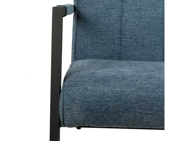 Design eetkamerstoel blauw weave (4x) - afbeelding 5 van  5