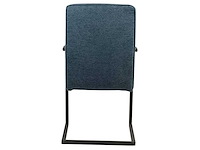 Design eetkamerstoel blauw weave (4x) - afbeelding 3 van  5