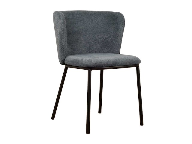 Design eetkamerstoel blauw weave (6x) - afbeelding 3 van  3