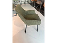 Design eetkamerstoel groen boucle (6x) - afbeelding 4 van  4
