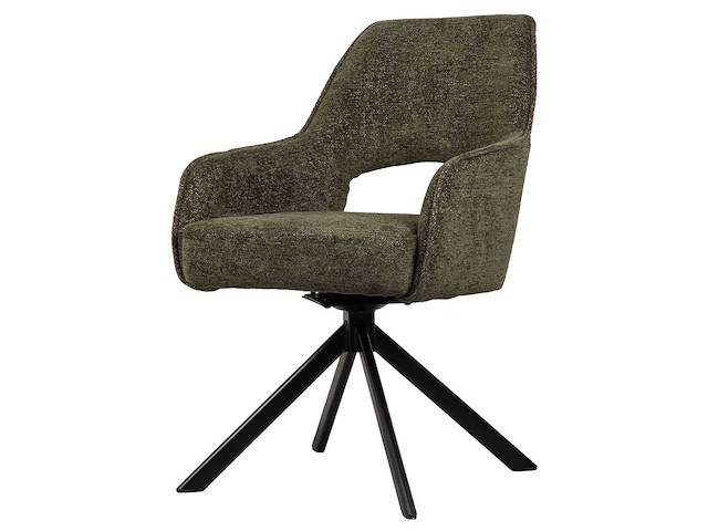 Design eetkamerstoel groen brio (6x) showroommodel - afbeelding 1 van  6