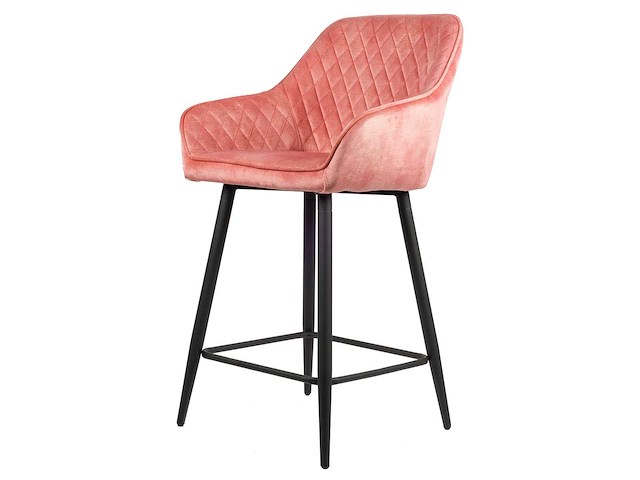 Design eetkamerstoel roos velvet (4x) - afbeelding 1 van  3