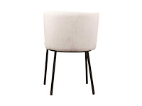 Design eetkamerstoel wit weave (8x) - afbeelding 3 van  5