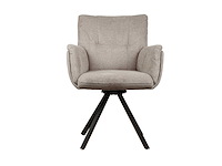 Design eetkamerstoelen beige weave (6x) - afbeelding 2 van  5