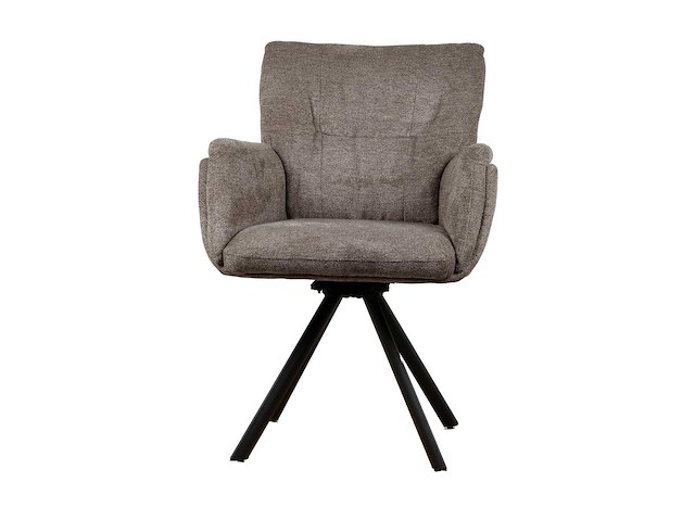 Design eetkamerstoelen bruin weave (6x) - afbeelding 4 van  5
