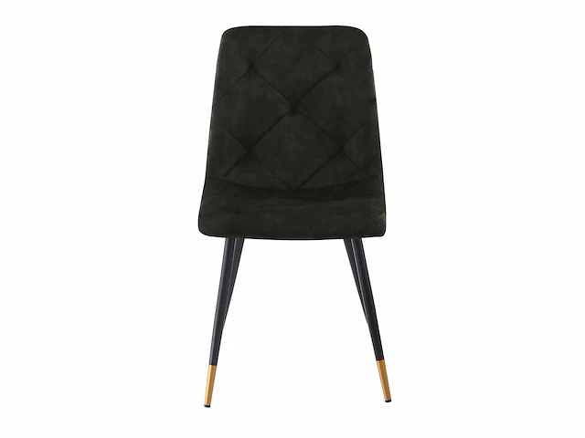 Design eetkamerstoelen donker groen velvet (8x) - afbeelding 1 van  2