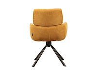 Design eetkamerstoelen geel weave (4x) - afbeelding 3 van  4