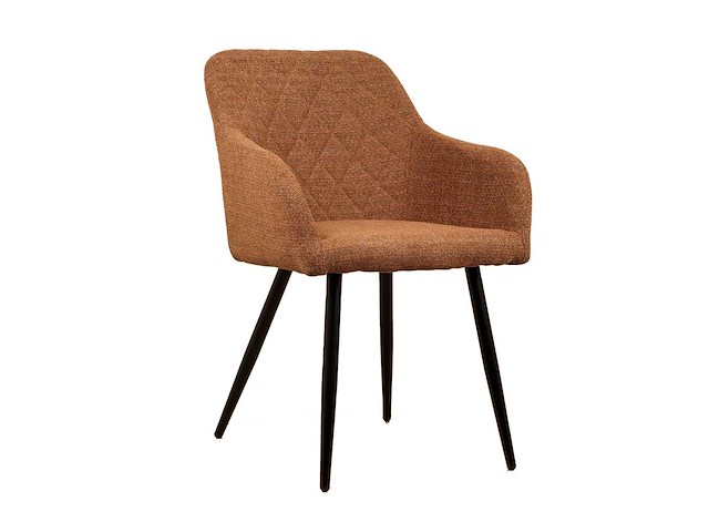 Design eetkamerstoelen koper weave (6x) - afbeelding 3 van  6