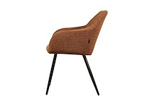 Design eetkamerstoelen koper weave (6x) - afbeelding 4 van  6
