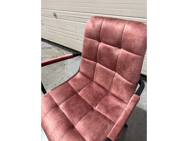 Design eetkamerstoelen roos velvet (7x) - afbeelding 4 van  4