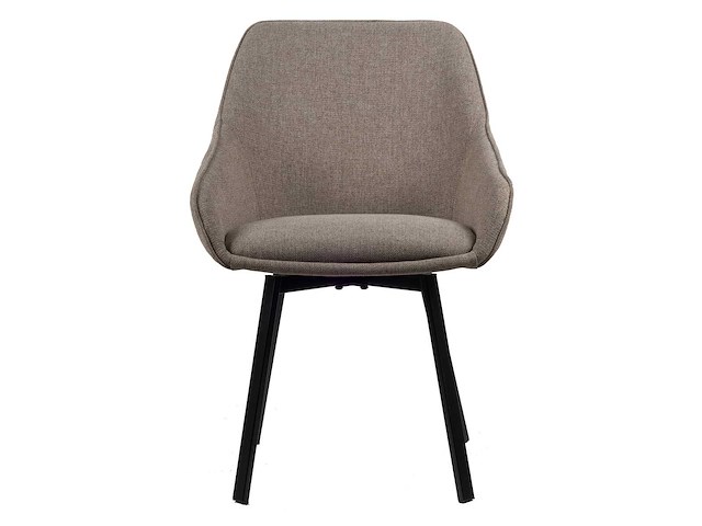 Design eetkamerstoelen taupe weave (2x) - afbeelding 2 van  5