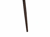 Design eetkamerstoelen walnut chenille (6x) - afbeelding 6 van  6