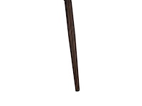 Design eetkamerstoelen walnut chenille (6x) - afbeelding 6 van  6