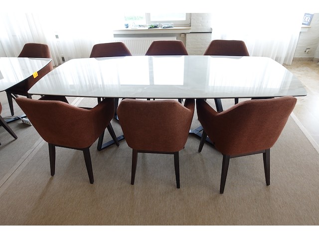 Design eettafel & 6x stoel - afbeelding 3 van  6