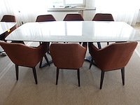 Design eettafel & 6x stoel - afbeelding 3 van  6