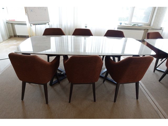 Design eettafel & 6x stoel - afbeelding 3 van  6