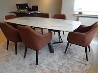 Design eettafel & 6x stoel - afbeelding 3 van  6