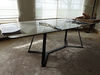 Design eettafel & 6x stoel