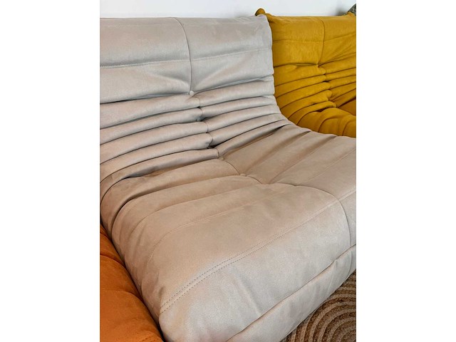 Design fauteuil beige l (1x) - afbeelding 5 van  6