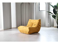 Design fauteuil geel l (1x) - afbeelding 1 van  6