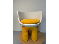 Design fauteuil geel showroommodel (1x) - afbeelding 3 van  6