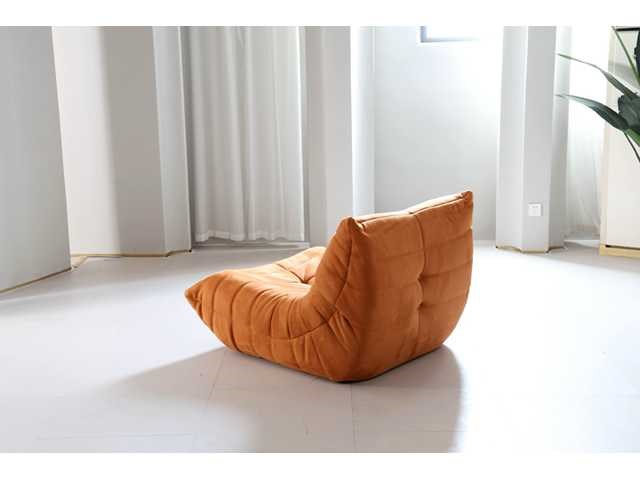 Design fauteuil oranje l - afbeelding 7 van  7