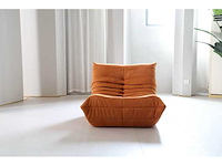 Design fauteuil oranje l - afbeelding 6 van  7