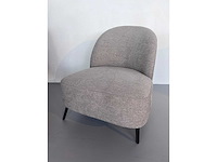 Design fauteuil praline weave stof (1x) - afbeelding 1 van  6