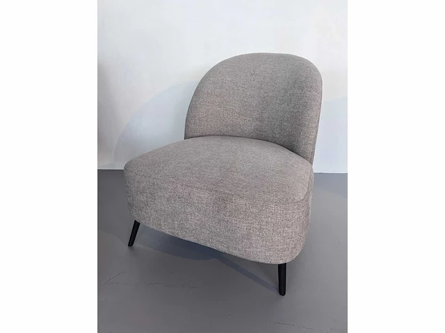 Design fauteuil praline weave stof (1x) - afbeelding 1 van  7