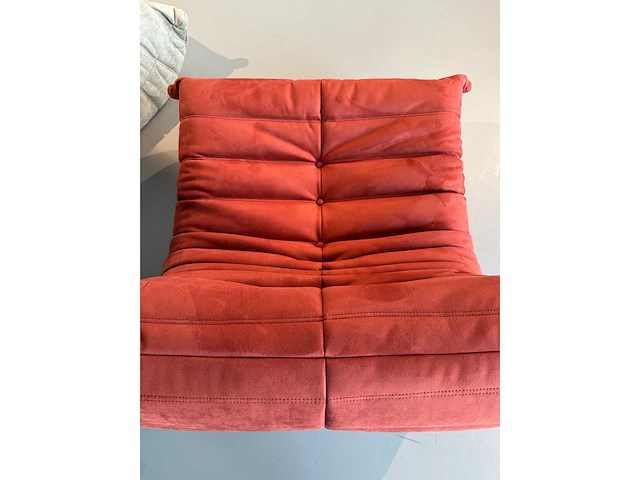 Design fauteuil rood (1x) - afbeelding 4 van  5