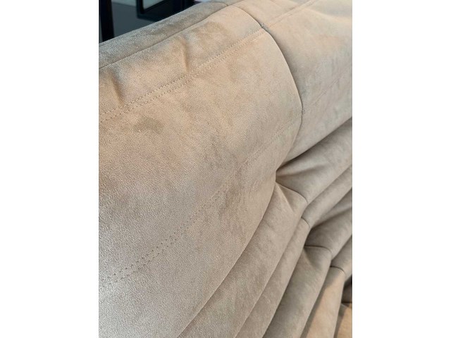 Design fauteuil taupe l (1x) - afbeelding 3 van  6