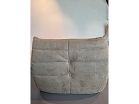 Design fauteuil taupe l (1x) - afbeelding 6 van  6