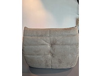 Design fauteuil taupe l - afbeelding 6 van  6